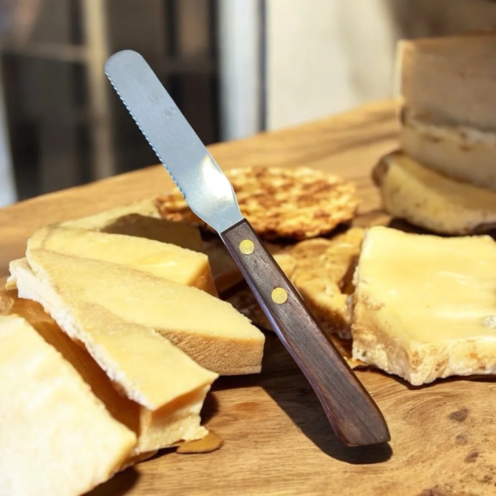 Vintage Parmesan Knife, also known as a snack, cut, and spread knife.